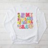 In My 100 Days of School Era Retro Disco 100th Day of School Longsleeve Tee