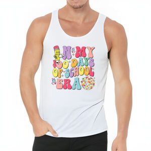 In My 100 Days of School Era Retro Disco 100th Day of School Tank Top 3 2