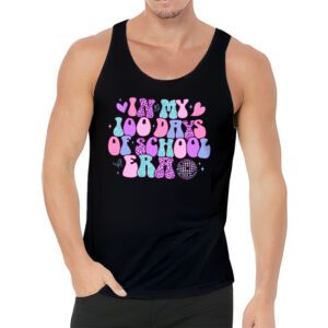 In My 100 Days of School Era Retro Disco 100th Day of School Tank Top 3 5