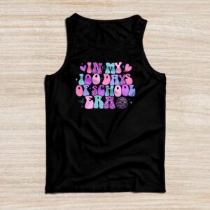 In My 100 Days of School Era Retro Disco 100th Day of School Tank Top