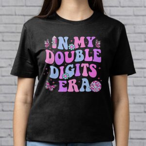 In My Double Digits Era Retro 10 Year Old 10th Birthday Girl T Shirt 2