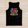 In My Double Digits Era Retro 10 Year Old 10th Birthday Girl Tank Top