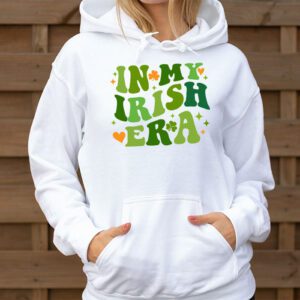 In My Irish Era Funny Groovy Saint Patricks Day Hoodie 3 3