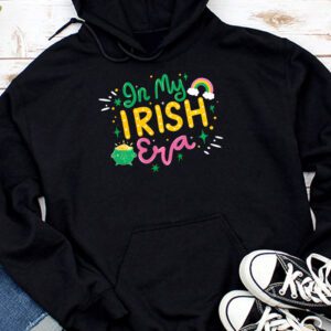 In My Irish Era Funny Groovy Saint Patrick’s Day Hoodie