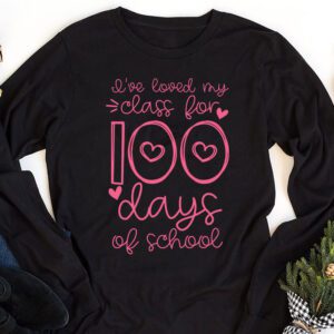 Ive Loved My Class For 100 Days School Womens Teacher Longsleeve Tee 1 4