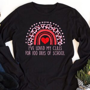 Ive Loved My Class For 100 Days School Womens Teacher Longsleeve Tee 1 5