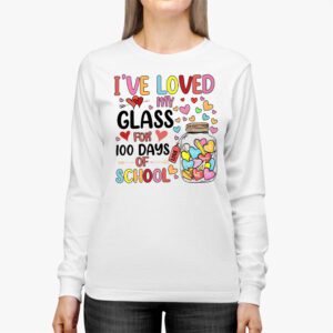 Ive Loved My Class For 100 Days School Womens Teacher Longsleeve Tee 2 1