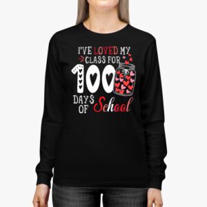 Ive Loved My Class For 100 Days School Womens Teacher Longsleeve Tee 2 2