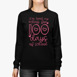 Ive Loved My Class For 100 Days School Womens Teacher Longsleeve Tee 2 4