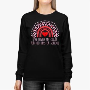 Ive Loved My Class For 100 Days School Womens Teacher Longsleeve Tee 2 5