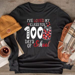 I’ve Loved My Class For 100 Days School Womens Teacher Longsleeve Tee