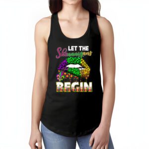 Let The Shenanigans Begin Mardi Gras Lips Kids Men Women Tank Top 1 1