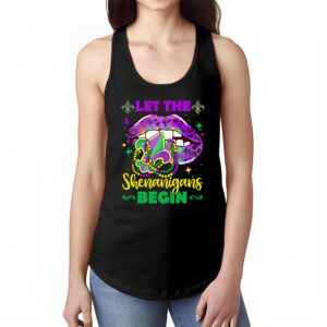 Let The Shenanigans Begin Mardi Gras Lips Kids Men Women Tank Top 1