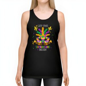 Let The Shenanigans Begin Mardi Gras Lips Kids Men Women Tank Top 2 2