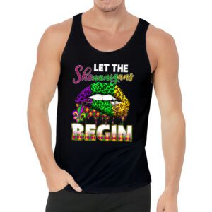 Let The Shenanigans Begin Mardi Gras Lips Kids Men Women Tank Top 3 1