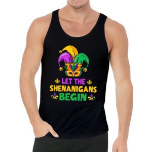 Let The Shenanigans Begin Mardi Gras Lips Kids Men Women Tank Top 3 5