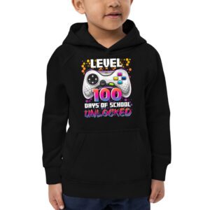 Level 100 Days Of School Unlocked Boys 100th Day Of School Hoodie 2 2