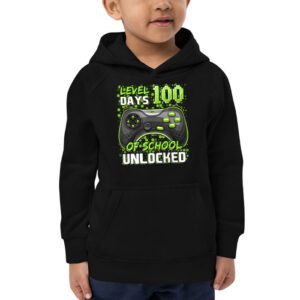 Level 100 Days Of School Unlocked Boys 100th Day Of School Hoodie 2 3