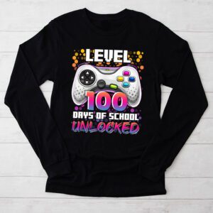 Level 100 Days Of School Unlocked Boys 100th Day Of School Longsleeve Tee 2 2