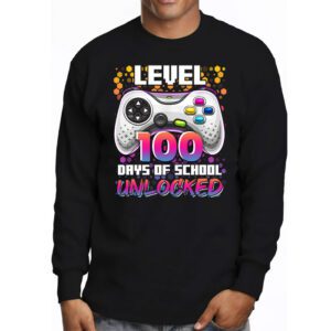 Level 100 Days Of School Unlocked Boys 100th Day Of School Longsleeve Tee 3 2