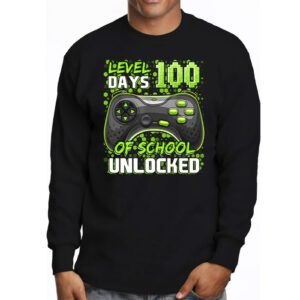 Level 100 Days Of School Unlocked Boys 100th Day Of School Longsleeve Tee 3 3