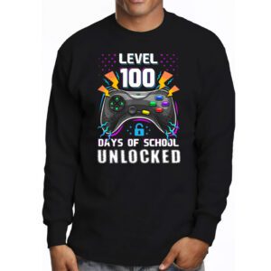 Level 100 Days Of School Unlocked Boys 100th Day Of School Longsleeve Tee 3