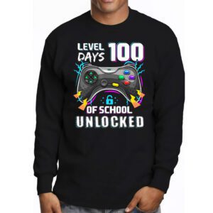 Level 100 Days Of School Unlocked Boys 100th Day Of School Longsleeve Tee 3 4