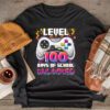 Level 100 Days Of School Unlocked Boys 100th Day Of School Longsleeve Tee