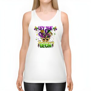 Mardi Gras Costume Let The Shenanigans Begin Mask Tank Top 2 3