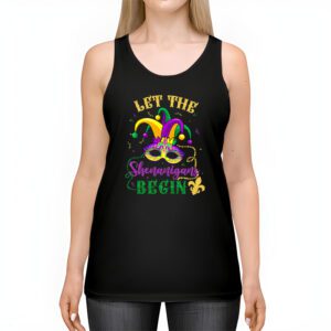 Mardi Gras Costume Let The Shenanigans Begin Mask Tank Top 2 4