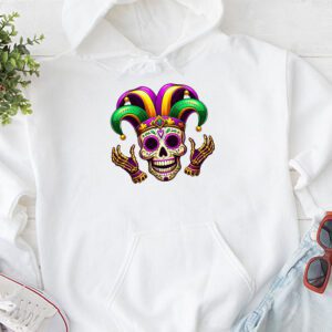 Mardi Gras Costume Sugar Skull Carnival Party Men Women Kid Hoodie 1 2