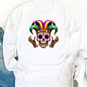 Mardi Gras Costume Sugar Skull Carnival Party Men Women Kid Longsleeve Tee 1 2