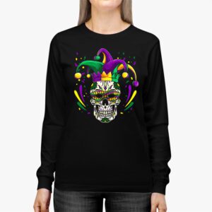 Mardi Gras Costume Sugar Skull Carnival Party Men Women Kid Longsleeve Tee 2 6