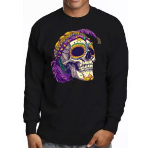 Mardi Gras Costume Sugar Skull Carnival Party Men Women Kid Longsleeve Tee 3