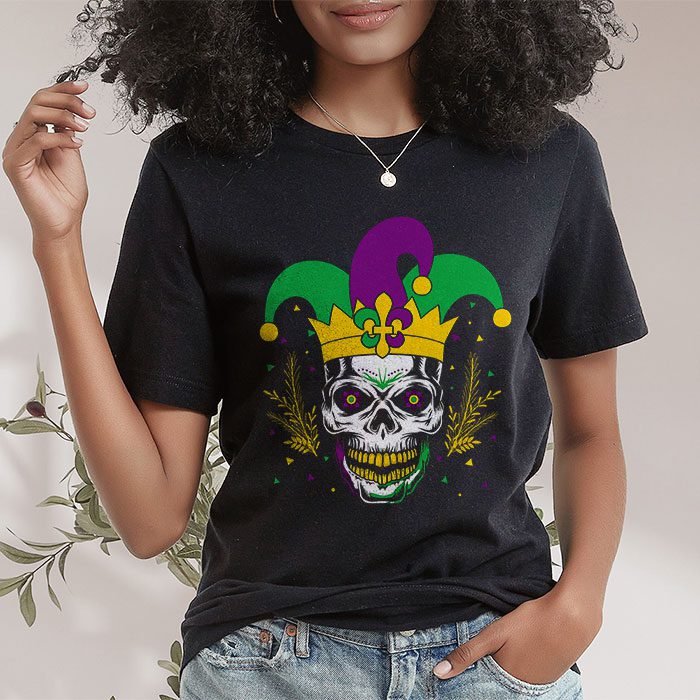 Mardi Gras Costume Sugar Skull Carnival Party Men Women Kid T Shirt 1 5
