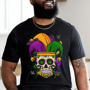 Mardi Gras Costume Sugar Skull Carnival Party Men Women Kid T Shirt 2 1