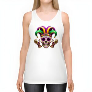 Mardi Gras Costume Sugar Skull Carnival Party Men Women Kid Tank Top 2 2