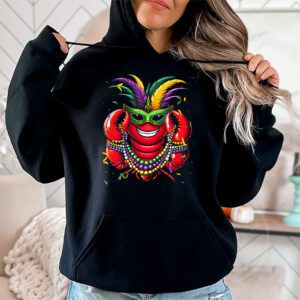 Mardi Gras Crawfish Jester hat Bead Tee New Orleans Gifts Hoodie 1 3