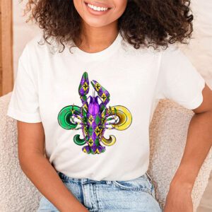 Mardi Gras Crawfish Jester hat Bead Tee New Orleans Gifts T Shirt 1 4