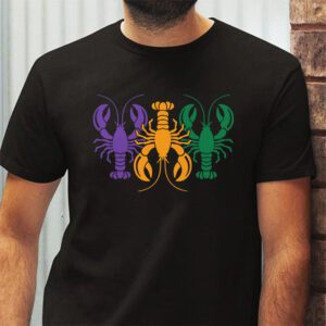 Mardi Gras Crawfish Jester hat Bead Tee New Orleans Gifts T Shirt 2 1