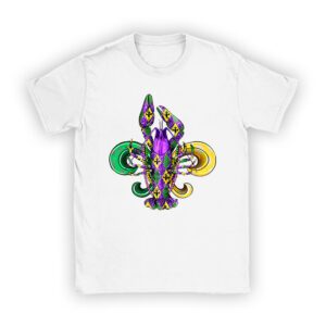 Mardi Gras Crawfish Jester hat Bead Tee New Orleans Gifts T-Shirt