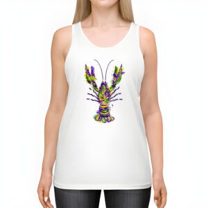 Mardi Gras Crawfish Jester hat Bead Tee New Orleans Gifts Tank Top 2