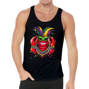 Mardi Gras Crawfish Jester hat Bead Tee New Orleans Gifts Tank Top 3 3