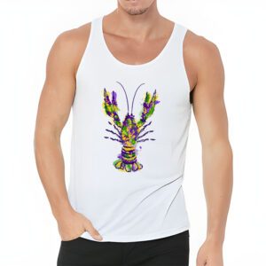 Mardi Gras Crawfish Jester hat Bead Tee New Orleans Gifts Tank Top 3