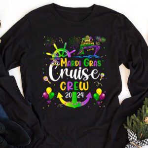 Mardi Gras Cruise 2024 Ship Family Matching Trip New Orleans Longsleeve Tee 1