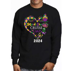 Mardi Gras Cruise 2024 Ship Family Matching Trip New Orleans Longsleeve Tee 3 4