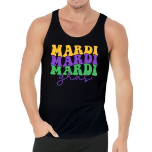 Mardi Gras Festival New Orleans Womens Tank Top 3 4