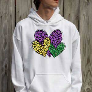 Mardi Gras Hearts Cute Outfit Women Girls Kids Toddler Hoodie 2 3