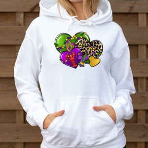 Mardi Gras Hearts Cute Outfit Women Girls Kids Toddler Hoodie 3 1