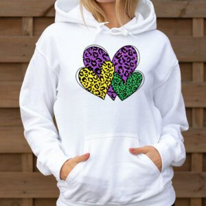 Mardi Gras Hearts Cute Outfit Women Girls Kids Toddler Hoodie 3 2